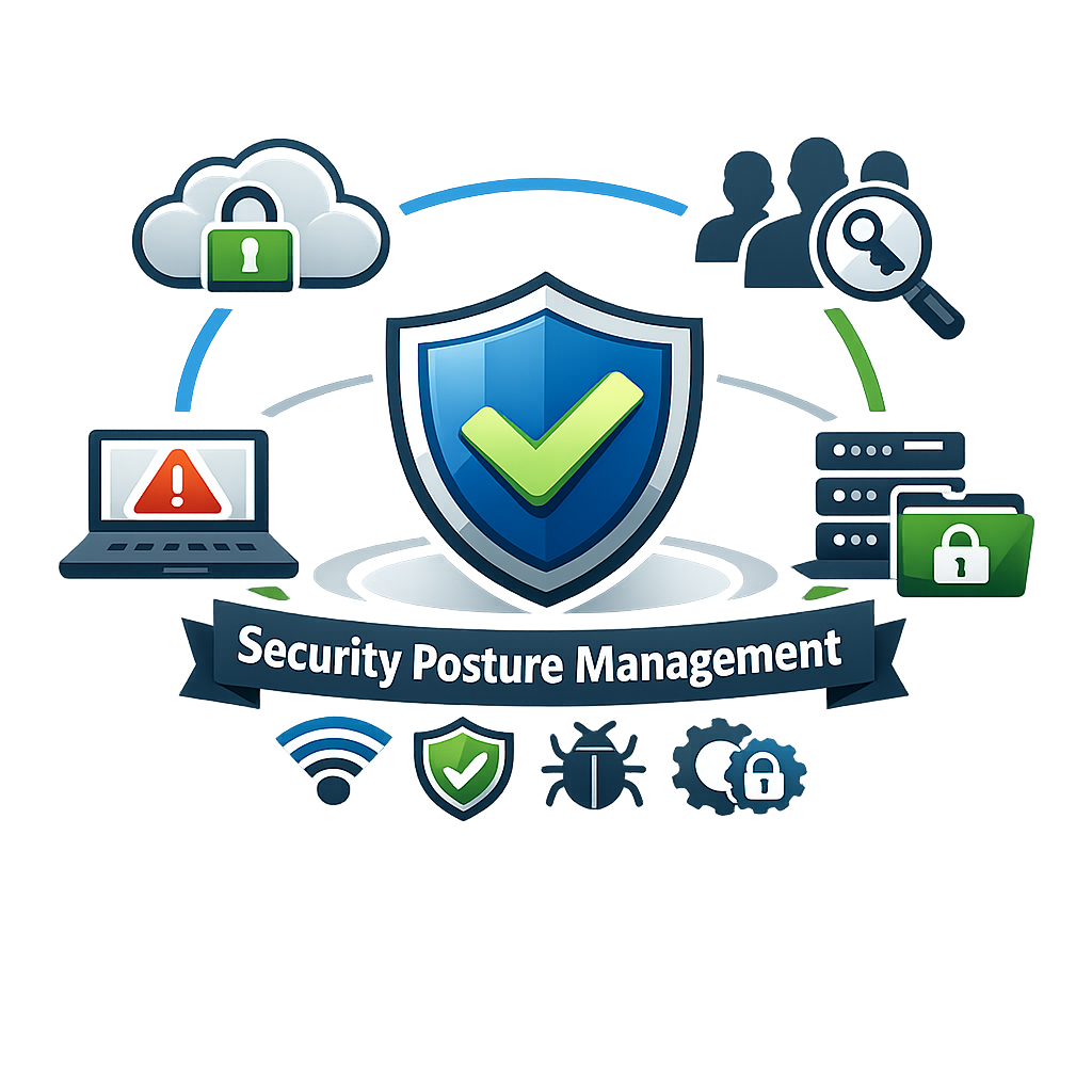 security posture management infographic
